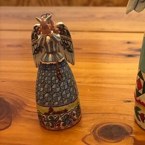 Jim Shore Angel Figurine Set - Red, Green, Blue, White